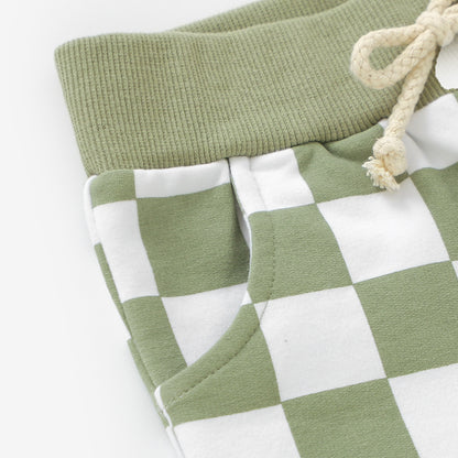 The Como Checkered Set - Sage
