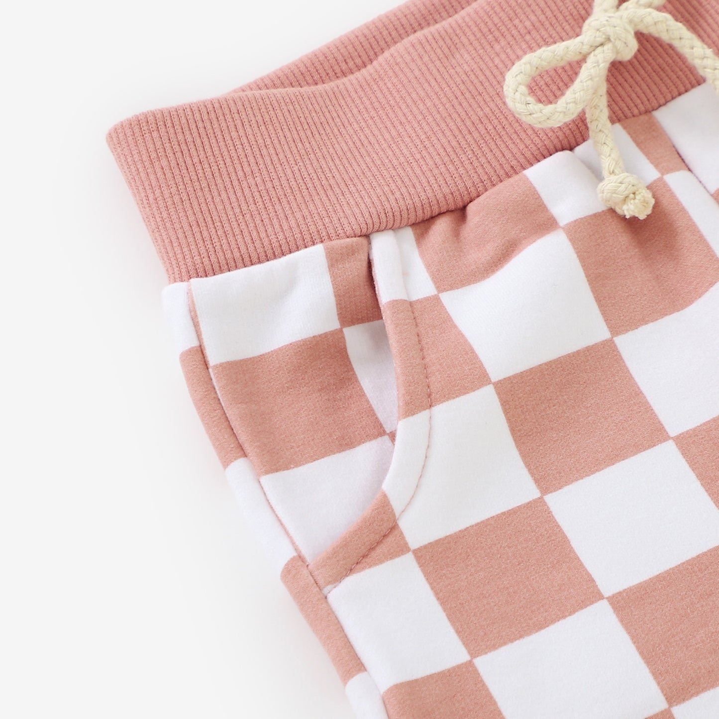 The Como Checkered Set - Rose Pink