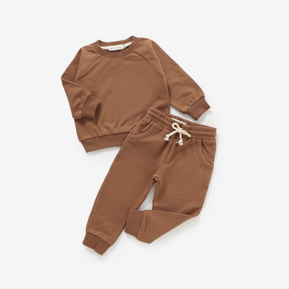The Rue Jogger Set - Brown